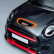 Hood Scoop Decal graphics sticker for Mini Cooper GP2 GP3
 3