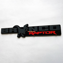 Bronco Raptor Fender Badges Tailgate Emblem 3D Badge
 4