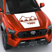 TRD Mountains Forest Logo Stripes Bonnet Decal Sticker for Toyota Tacoma 4th Gen 3