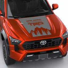 TRD Mountains Trees Wrap Hood decal Sticker for Toyota Tacoma 4th gen
 2