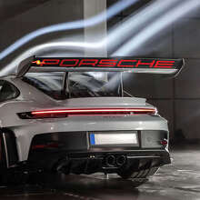 Weissach Style Rear Wing Vinyl Decal for Porsche GT3 RS_3