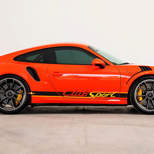 Club Sport Side Stripes Decal Sticker for Porsche 911
