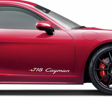 Porsche 718 Cayman Side Stripes Kit Decal Sticker
 2