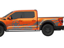 Universal Military Star Side Splash Truck decal graphics
 3