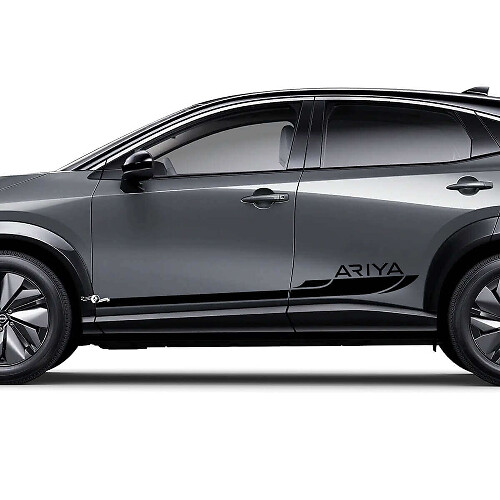 Sides Racing Logo Accent Stripes Graphics Decal Kit 2 for Nissan ARIYA