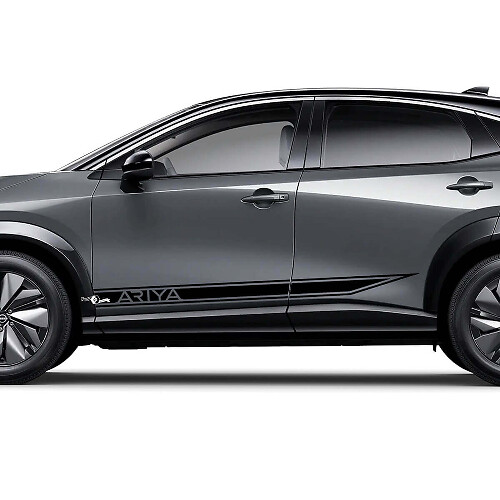 Sides Stripes Graphics Decal Kit for Nissan ARIYA 3
