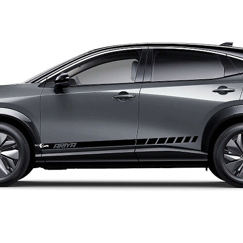 Sides Racing Logo Accent Stripes Graphics Decal Kit 3 for Nissan ARIYA