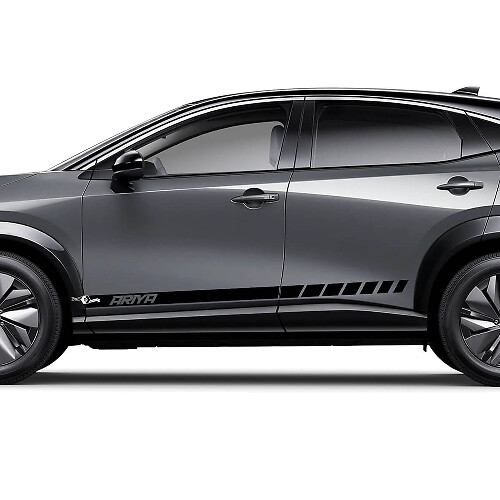 Sides Stripes Graphics Decal Kit for Nissan ARIYA 4
