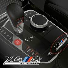 X3M or X4M Central Control Panel Vinyl Decal Sticker for BMW X Series_4