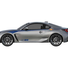 Racing Curved Stripes Side Vinyl Decal Kit for Toyota GT86_2