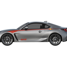 Pair of Racing Stripes Vinyl Decal Stickers for Subaru BRZ
 3