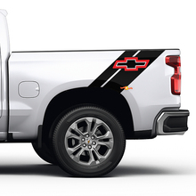 Side Bed Stripes off-road 4x4 Decals Stickers 2 colours for Chevrolet Bed
 3