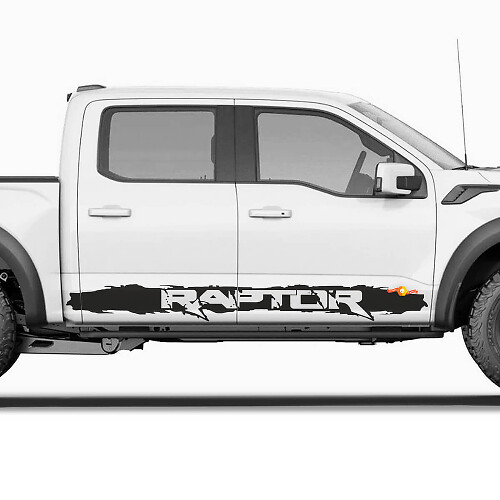 Side Rocker Panel Stripe Graphics Decal sticker for Ford F150 Raptor
