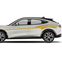 Pair MACH E Accent Stripes Side Door Decal vinyl stickers for Ford Mustang MACH-E
 2