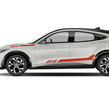 Accent Stripes Side Door Decal vinyl stickers for Ford Mustang MACH-E
 2