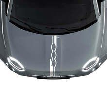 500 Hood Stripe Decal Sticker Graphics for Fiat 500
 2