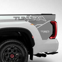 Distressed Tundra Logo Bedside Vinyl Decal Sticker for Toyota Tundra_2