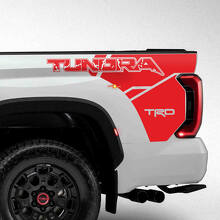 Tundra TRD Lettering Bed Side Stripe Decal Sticker for Toyota Tundra TRD 3