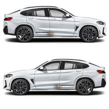 2x M Performance vinyl decal sticker for BMW X4M
 2