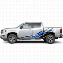Distressed Splash Door & Bedside Vinyl Stripes for Chevrolet Colorado 2nd Gen 2015-2022_3