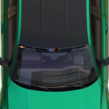 Motorsport M wings Stripes decal Windshield sticker suitable for BMW G series
 4