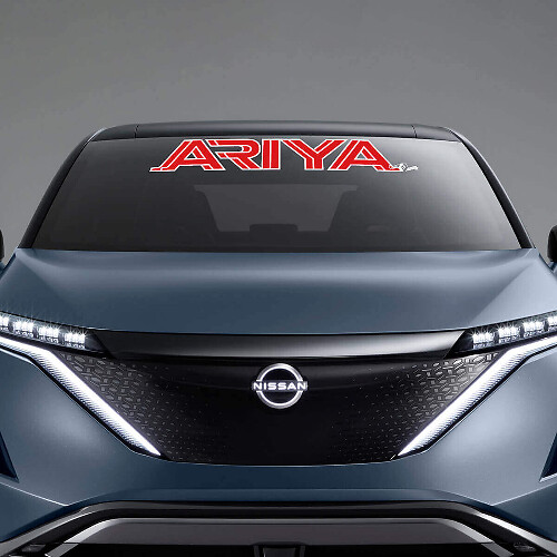 Brand Lettering Windscreen Graphics Decal Sticker 2 for Nissan ARIYA