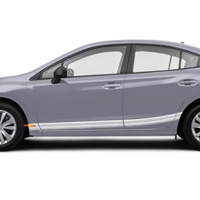 Pair Rocker Panel Side Skirt Vinyl Body Car Stripe Racing Vinyl Decal Sticker suitable for Subaru Impreza
 2