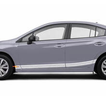 Pair Rocker Panel Side Skirt Vinyl Body Car Stripe Racing Vinyl Decal Sticker suitable for Subaru Impreza
 2