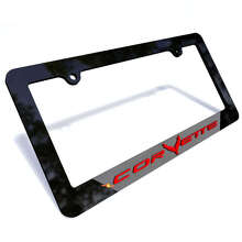 Vehicle Licence Plate Covers Frames Vehicle Logo Decor for Chevrolet Corvette 3