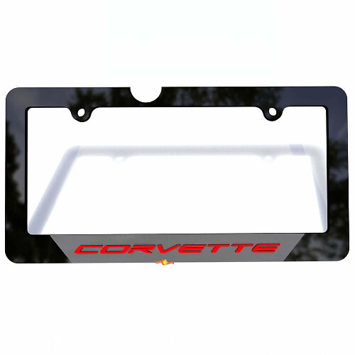 Vehicle License Plate Covers Frames Vehicle Decor for Chevrolet Corvette
