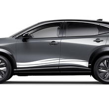 Sides Universal Wave Graphics Decal Kit for Nissan ARIYA
 2