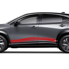 Sides Universal Wave Graphics Decal Kit for Nissan ARIYA
 3