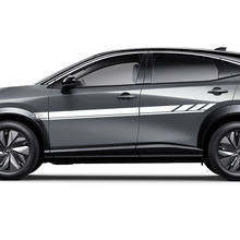 Sides Universal Stripes Racing Graphics Decal Kit for Nissan ARIYA
 2