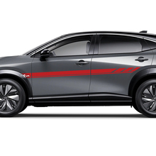 Sides Universal Stripes Racing Graphics Decal Kit for Nissan ARIYA
 3