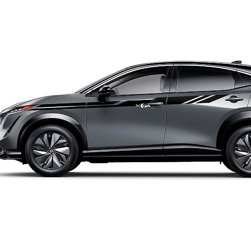 Sides Universal Accent Stripes Racing Graphics Decal Kit for Nissan ARIYA
