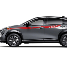 Sides Universal Accent Stripes Racing Graphics Decal Kit for Nissan ARIYA
 3