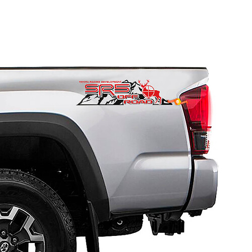 SR5 Off Road Moose Mountain Side Vinyl Decals for Toyota Trucks
