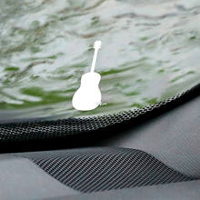 Guitar Jeep Wrangler Windshield Easter Egg Corner Decal - Custom Vinyl Graphic 2
 2