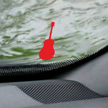 Guitar Jeep Wrangler Windshield Easter Egg Corner Decal - Custom Vinyl Graphic 2
 3