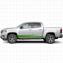 Parallel Contour Door & Rocker Panel Vinyl Stripes for Chevrolet Colorado 2nd Gen 2015-2022_6