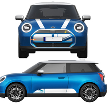 Hood and Side stripes Mini Cooper Vinyl graphics decal Sticker for Mini Cooper S F65
 2