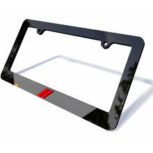 Hash Stripes Vehicle License Plate Cover Frame Vehicle Decor for Dodge
 2