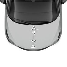 Hood Dual Colors Stripe Racing Graphics Decal for Nissan ARIYA
 2