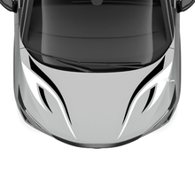 Hood Dual Colors Tribal Stripe Racing Graphics Decal for Nissan ARIYA
 2