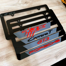 Any Logo or Your Custom Text Vehicle Licence Plate Covers Frames Decor
 3