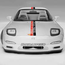 Full Kit Side Hood Stripe Decal Sticker - Custom Vinyl Sticker for Mazda RX-7 Sport
 2
