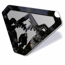 Mountains Sasquatch Bigfoot Yeti Fender Badges Tailgate Emblem 3D Badge
 4