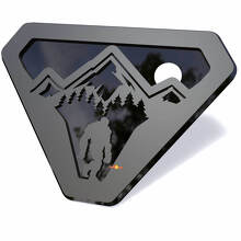 Mountains Sasquatch Bigfoot Yeti Fender Badges Tailgate Emblem 3D Badge
 6
