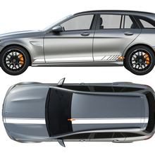 AMG Edition 1 Package Side & Hood Roof Trunk Stripes Decals Kit Vinyl Graphics Stickers for Mercedes C63
 2