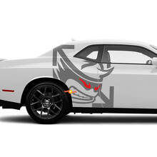 Scat Pack Style Side Vinyl Decals Kit for Dodge Challenger Charger_3